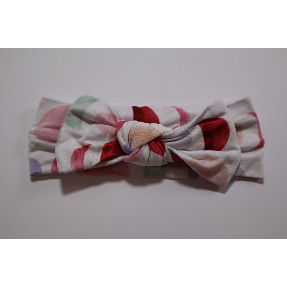Little Sleepies Luna Mauve Knotted Headband Bamboo NB-3T